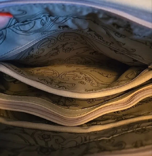 Montana West Blush Pink Embroidered Concealed Carry with Rhinestone Studs - Picture 6 of 14